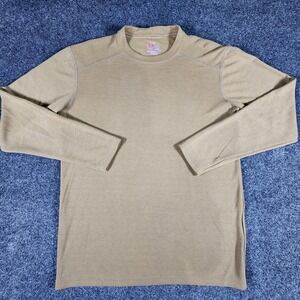 DriFire Base Layer FR Shirt Men's M Brown Flame Resistant Long Sleeve Welder